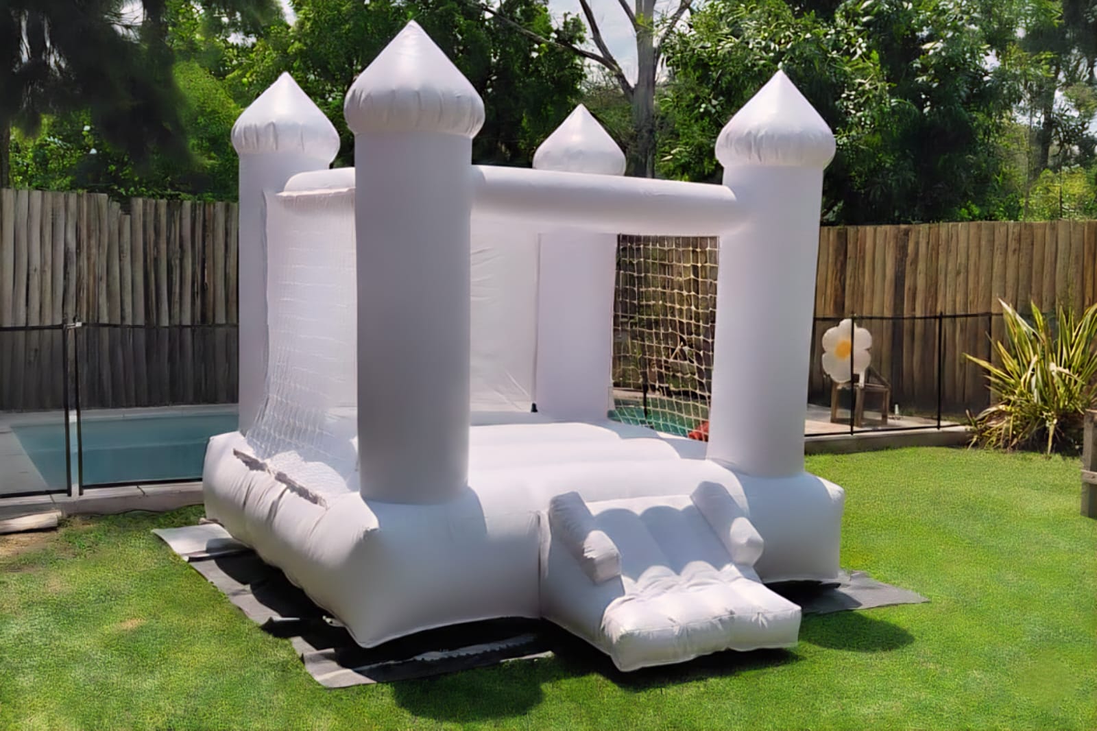 Castillo inflable blanco 2,5x3