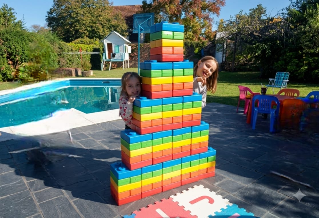 Bloques encastrables gigantes